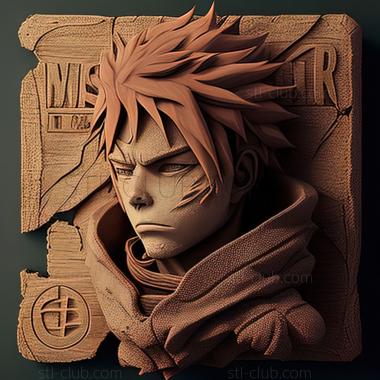 3D model Gaara FROM NARUTO (STL)